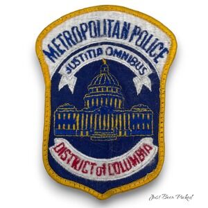 DC Metropolitan Police Patch District of Columbia 5 x‎ 3.5